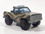 Majorette No. 291 & No. 228 Depanneuse Truck 4WD Army Green Camouflage Die Cast Toy Car Vehicle