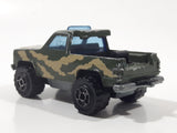 Majorette No. 291 & No. 228 Depanneuse Truck 4WD Army Green Camouflage Die Cast Toy Car Vehicle
