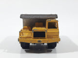 Majorette No. 274 Benne Carriere Quarry Super Dump Truck 1/100 Scale Yellow Grey  Die Cast Toy Car Vehicle