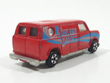 Vintage Yatming Style Ford Econoline E-150 Sports Van Red Die Cast Toy Car Vehicle