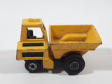 Vintage 1976 Matchbox Lesney Superfast No. 26 Site Dumper Truck Yellow Die Cast Toy Car Construction Equipment Machinery Vehicle - Made in England