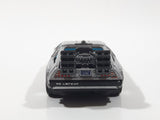 2011 Hot Wheels Universal Studios Back To The Future Time Machine DMC DeLorean Silver Grey Die Cast Toy Car Vehicle