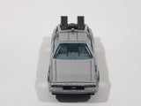 2011 Hot Wheels Universal Studios Back To The Future Time Machine DMC DeLorean Silver Grey Die Cast Toy Car Vehicle