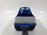 Vintage Buddy L Tow Truck AAA Emergency Service White and Blue Pressed Steel and Plastic Toy Car Vehicle Made in Macau