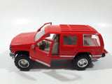 Tootsie Toy Hard Body 1996 Chevy Tahoe Red 1/32 Scale Die Cast Toy Car Vehicle with Opening Doors and Tail Gate