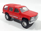 Tootsie Toy Hard Body 1996 Chevy Tahoe Red 1/32 Scale Die Cast Toy Car Vehicle with Opening Doors and Tail Gate