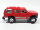 Tootsie Toy Hard Body 1996 Chevy Tahoe Red 1/32 Scale Die Cast Toy Car Vehicle with Opening Doors and Tail Gate