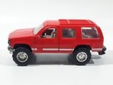 Tootsie Toy Hard Body 1996 Chevy Tahoe Red 1/32 Scale Die Cast Toy Car Vehicle with Opening Doors and Tail Gate
