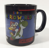 2017 Paladone SNES Super Nintendo Entertainment System Super Mario World 3 3/4" Tall Black Heat Change Ceramic Coffee Mug Cup