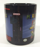 2017 Paladone SNES Super Nintendo Entertainment System Super Mario World 3 3/4" Tall Black Heat Change Ceramic Coffee Mug Cup
