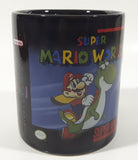 2017 Paladone SNES Super Nintendo Entertainment System Super Mario World 3 3/4" Tall Black Heat Change Ceramic Coffee Mug Cup