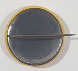 Vintage Yellow Smiley Face 1 1/8" Button Pin