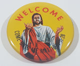 Vintage Standard Publishing Jesus Welcome Come Unto Me Matthew 11:28 1" Button Pin