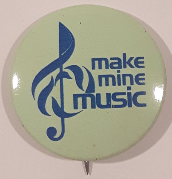 Vintage Make Mine Music 1" Button Pin