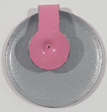 Vintage Pink Fold Over Style 7/8" Metal Tab Clip Pin