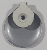 Vintage Light Purple with White Letter M Fold Over Style 5/8" Metal Tab Clip Pin