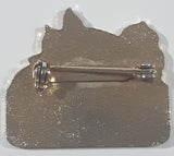 Vintage 1978 C.G.C. Chilliwack B.C. Dogwood Flower Themed 7/8" x 1 1/8" Enamel Metal Lapel Pin