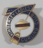 Vintage Kimberley Ladies' Curling Club 5/8" x 3/4" Enamel Metal Pin