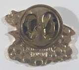 Rare Vintage Peanuts Snoopy Living In The Class Lane 5/8" x 3/4" Enamel Metal Lapel Pin