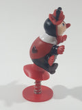 Vintage Hallmark Hug-Bug Lady Bug Insect Suction Cup Spring Up 4 1/4" Tall Toy Figure