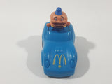 1988 McDonald's Turbo Macs Officer Big Mac Blue Toy Pull Back Friction Motorized Plastic Toy Car Vehicle - Happy Meals