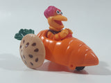 1987-1988 Orange Fraggle Rock 'Gobo' Carrot Shaped Toy Car Vehicle McDonald's Happy Meal Toy