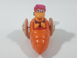 1987-1988 Orange Fraggle Rock 'Gobo' Carrot Shaped Toy Car Vehicle McDonald's Happy Meal Toy