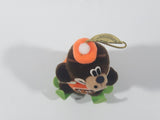 Vintage A&W Root Beer Bear Skiing with Green Skis 3 3/4" Tall Plush Stuffed Character Hanging Christmas Tree Ornament