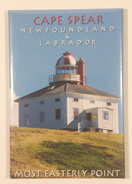 Cape Spear Newfoundland & Labrador Most Easterly Point 2 1/8" x 3 1/8" Fridge Magnet