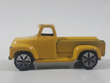 1998 Maisto Tonka Hasbro 1956 Ford F-150 Pickup Truck Yellow 1/64 Scale Die Cast Toy Car Vehicle