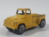 1998 Maisto Tonka Hasbro 1956 Ford F-150 Pickup Truck Yellow 1/64 Scale Die Cast Toy Car Vehicle
