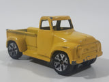 1998 Maisto Tonka Hasbro 1956 Ford F-150 Pickup Truck Yellow 1/64 Scale Die Cast Toy Car Vehicle