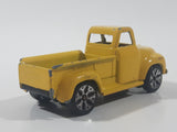 1998 Maisto Tonka Hasbro 1956 Ford F-150 Pickup Truck Yellow 1/64 Scale Die Cast Toy Car Vehicle