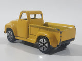 1998 Maisto Tonka Hasbro 1956 Ford F-150 Pickup Truck Yellow 1/64 Scale Die Cast Toy Car Vehicle
