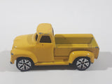 1998 Maisto Tonka Hasbro 1956 Ford F-150 Pickup Truck Yellow 1/64 Scale Die Cast Toy Car Vehicle