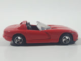 Maisto 1997 Dodge Viper RT/10 Convertible Red Die Cast Toy Car Vehicle