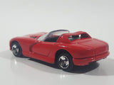 Maisto 1997 Dodge Viper RT/10 Convertible Red Die Cast Toy Car Vehicle