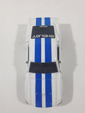 Jada Big Time Muscle No. 91385 1967 Shelby GT-500 White with Blue Stripes 1/32 Scale Die Cast Toy Car Vehicle with Opening Doors