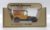 Vintage 1981 Matchbox Models of Yesteryear Y-5 1927 Tablot Van Taystee Old Fashioned Enriched Bread Yellow and Black Die Cast Toy Car Vehicle New in Box