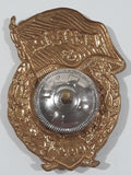 Vintage USSR Soviet Russia CCCP 1 1/4" x 1 7/8" Enamel Metal Cap Hat Guard Badge Military Insignia