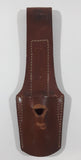 Vintage WWII Brown Leather Frog Bayonet Sheath 8 3/4" Long Open Bottom Holder