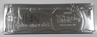 Ande Rooney Drink Coca Cola In Bottle Take Coke Along Fishing Rod and Lure with Frying Pan 6 1/2" x 19" Embossed Tin Metal Sign
