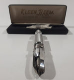 Vintage W.J. Young Co. Peabody Kleen Reem Pipe Tool with White Bristled Pipe Cleaners in Black Plastic Case