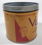Vintage 1960s Vogue Mild Cigarette Tobacco Metal Tin Can No Lid