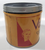 Vintage 1960s Vogue Mild Cigarette Tobacco Metal Tin Can No Lid
