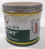Vintage Macdonald's Export Finest Virginia Cigarette Tobacco 8 oz Metal Tin Can
