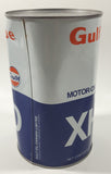 Vintage Gulf Gulflube XHD SAE 10W-30 1.13 Litre Motor Oil Metal Can FULL