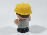 Playgo Mini Construction Worker Block Type 3" Tall Plastic Toy Figure