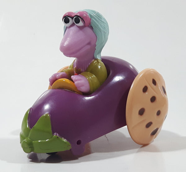 1987-1988 McDonald's Fraggle Rock Mockey Eggplant Shaped Toy Car Vehicle