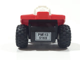2004 PlayMobil All Terrain Off-Road ATV Quad Pull Back Red White Black Plastic Toy Vehicle